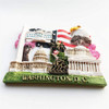 3D Washington DC USA America Fridge Magnet