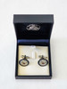 2-D Raised DOS Logo with color shields - Cufflinks in a Presentation box