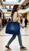 DOS Logo Reusable Shopping Bags, Foldable Grocery Bags with Handles,
