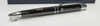 Executive Gunmetal Finish/Silver Accents Ballpoint Pen or Rollerball Pen/DOS logo engraved  with Pouch