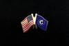 Consular Logo/US Flag Lapel Pin