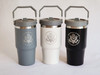 600ml. Best on the go Tumbler with Foldable Handle/DOS Logo ENGRAVED