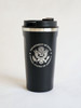 500ml. New Insulated Stainless Steel Vacuum Coffee Cup/DOS Logo ENGRAVED