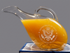 Glass Wine Decanter/ Carafe - ENGRAVED DOS Logo