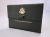 New! PU Leather Journal, 6 Ring Binder Refillable with Pen Holder/DOS Logo