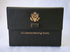 New! PU Leather Journal, 6 Ring Binder Refillable with Pen Holder/DOS Logo