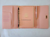 2023 New! PU Leather Journal, 6 Ring Binder Refillable with Pen Holder/DOS Logo