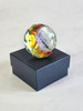 New Crystal Clear Multifaceted Prism Paperweight/DOS Logo