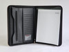 2025 New Two-Tone Black/Brown Luxury PU Portfolio with Zipper/DOS Logo Debossed