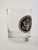 Pewter DOS Logo OLD FASHIONED GLASS