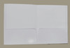 White Reinforced Presentation Folder/GS Logo & Text Gold foil-stamped