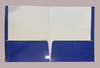 Blue Reinforced Presentation Folder/GS Logo Gold foil-stamped