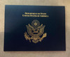 Landscape  15.25" x 11.5" Large Certificate Holder, GS Logo Gold foil-stamped Seal, Text