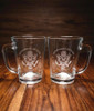 Coffee Glass/ENGRAVED DOS Logo - Set of 2