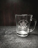 Coffee Glass/ENGRAVED DOS Logo - Set of 2