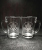 Coffee Glass/ENGRAVED DOS Logo - Set of 2