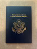 Large Portrait DOS Certificate Holder 11.5" x 15.25" - Gold foil-stamped Logo & Text