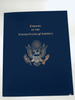 Embassy Grant Award Certificate, Standard 9" x 12" Portrait - Gold foil-stamped Logo & Texts