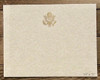 Large Landscape GS Logo Blank Certificate Paper 14"x11" - Gold foiled-stamped 