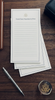 DOS Lined Meeting Note Cards - pack of 25 sheets, Gold GS Logo