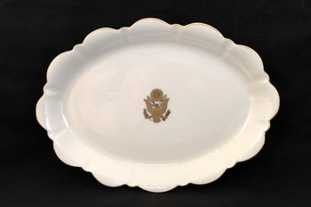 Pickard Gold Large Oval Mint Dish Great Seal