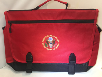 Expandable Briefcase/DOS Embroidered