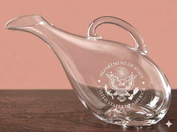 Wine Decanter Carafe/ENGRAVED DOS Logo