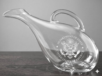 Wine Decanter Carafe/ENGRAVED DOS Logo