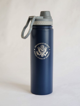  Top-rate 750ml. Vacuum Insulated Water Bottle with Spout/DOS Logo ENGRAVED