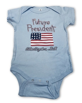 Baby Onesie " Future President" Washington DC 