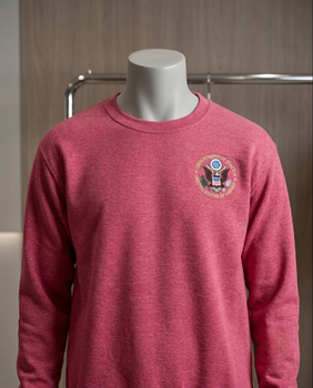 Deluxe Crewneck  Sweatshirt - DOS Logo Embroidered