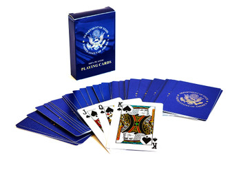 Waterproof Playing Cards/DOS Logo Gold imprinted