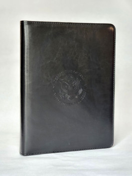 Zipper Portfolio Organizer with 3 Ring Binder/DOS Logo Embossed