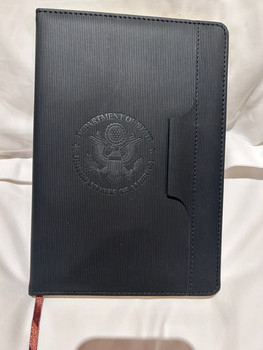 Stylish Textured Journal Notebook/DOS Logo Debossed
