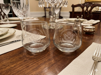 Old Fashioned Rock Glass, Set of 2 - ENGRAVED DOS Logo
