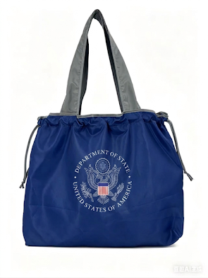 DOS Logo Reusable Shopping Bags, Foldable Grocery Bags with Handles,