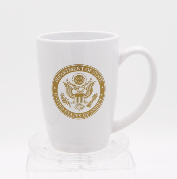 14 oz. Coffee Mug/DOS Gold or Silver Logo 