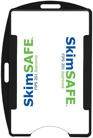 Skim SAFE RFID Blocking Single Card ID Badge Holder