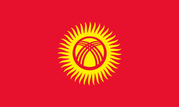 Kyrgystan Flag