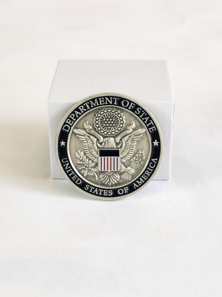 DOS / PRESIDENT SEAL Challenge Coin/Acrylic Case 