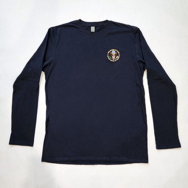 Long Sleeve Soft style T - Shirt /Embroidered DOS Logo