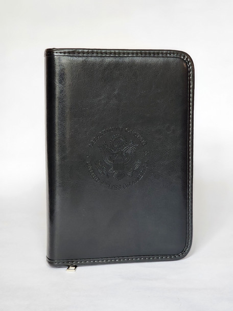 Junior Zipper Portfolio with 3-Ring Binder/DOS Logo Embossed