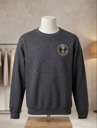 Deluxe Crewneck Sweatshirt - DOS Logo Embroidered - BKK Inc./ FARA