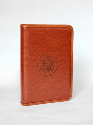 2023 New! PU Leather Journal, 6 Ring Binder Refillable with Pen Holder/DOS  Logo - BKK Inc./ FARA State Department Gifts