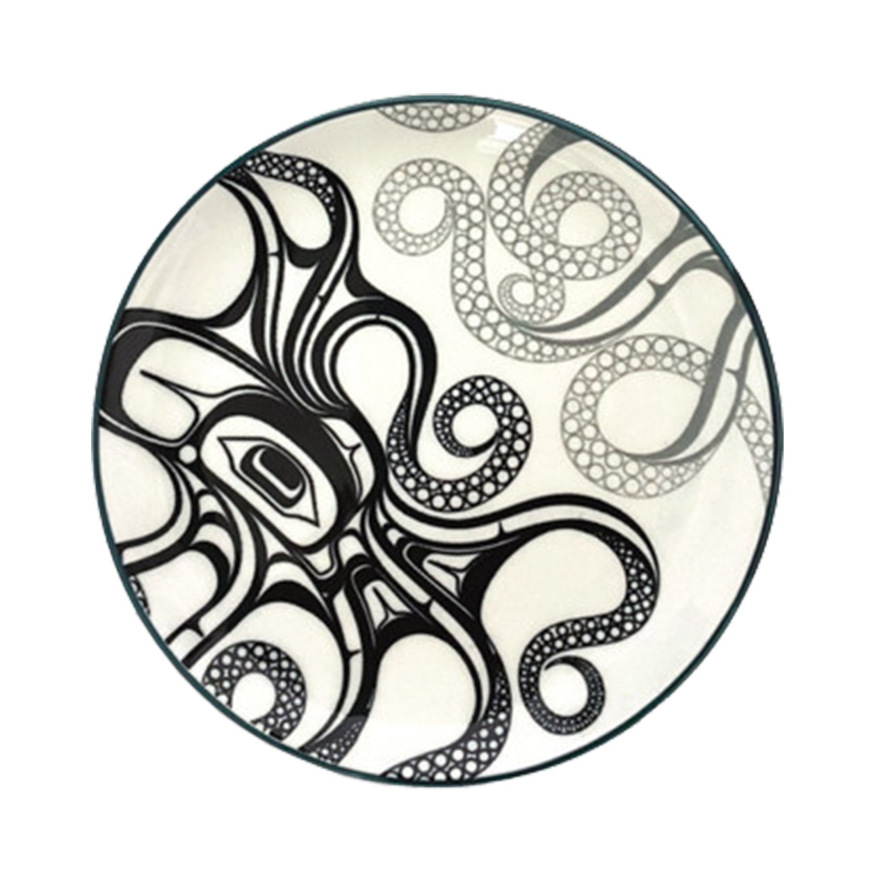 Octopus Porcelain Plate