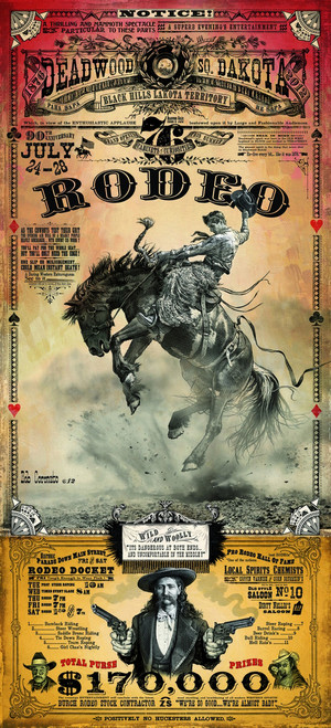 Rodeo Poster - Deadwood  - South Dakota