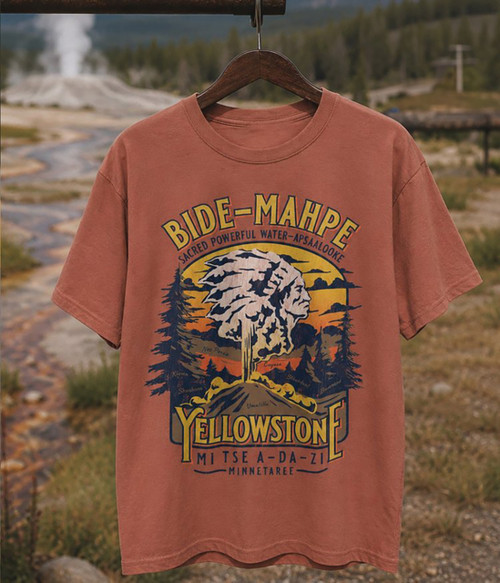 NTVS Yellowstone Heritage T-Shirt - Original Inhabitants - Bide-Mahpe