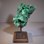Crystalline Malachite on Stand Side