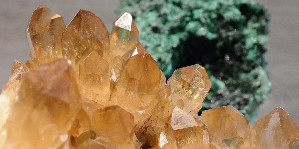 Lwena Citrine Cluster