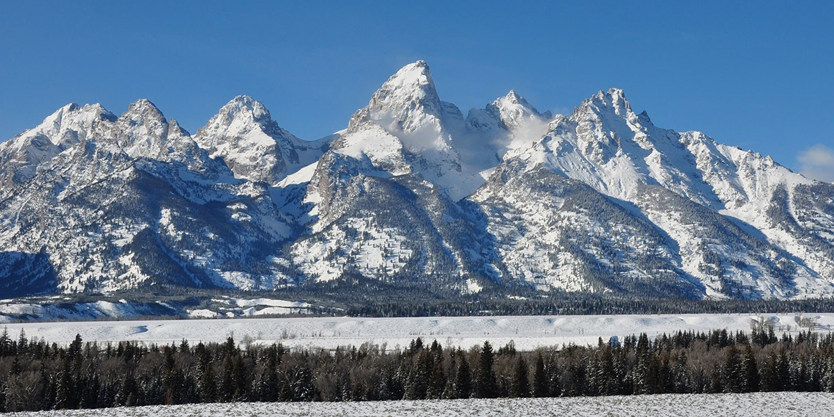 The Grand Tetons In Winter